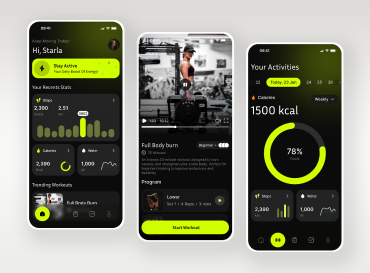 Fitness Activity Mobile App