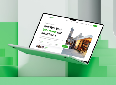 Villa House Laptop Mockup